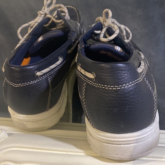 Navy blue boat shoes - Picture 3 of 4
